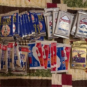 Vintage Sports Trading Card Packs